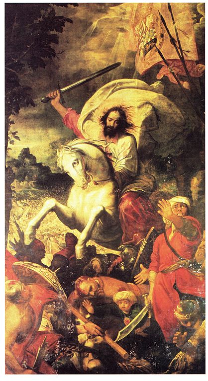 418px-El_apóstol_Santiago_en_la_batalla_de_Clavijo_(Capilla_de_Santiago_de_la_catedral_de_Sevilla)