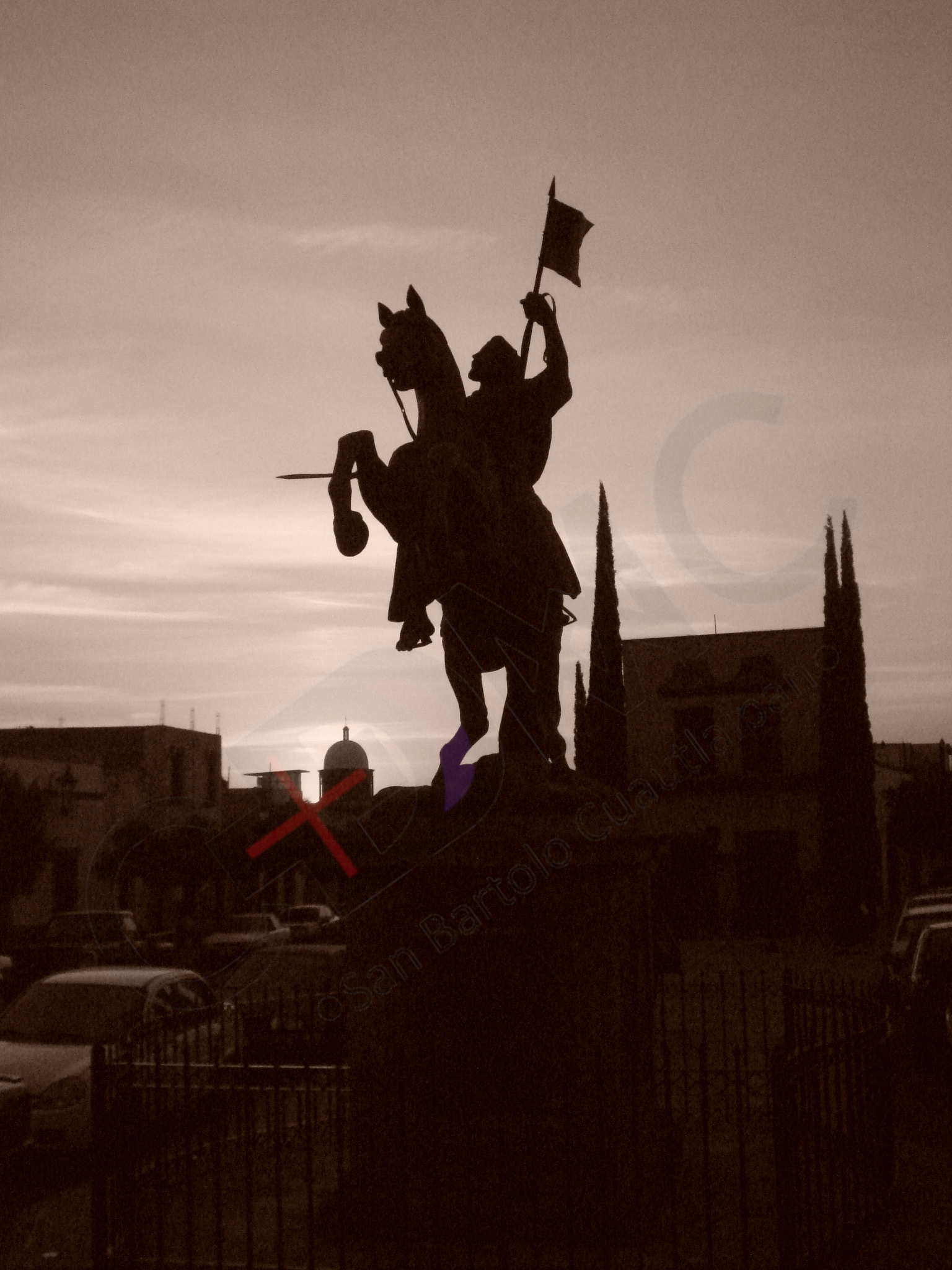 Santiago Estatua Marcada